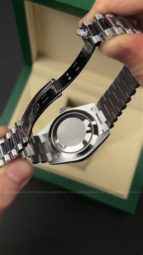 Day Date 40mm Meteorite Dial where time reaches the universe ✨🌌 The unique meteor dial, formed f