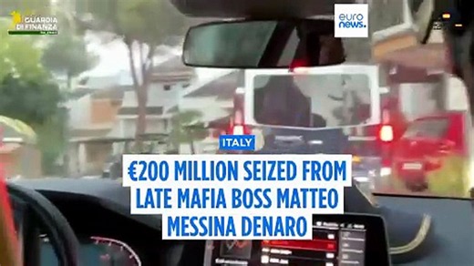 Italian police seize more than €200m in late mafia boss's assets