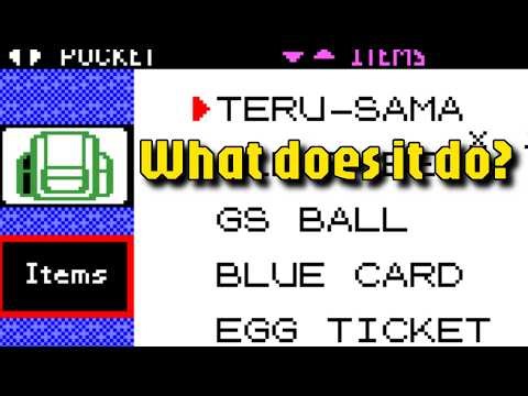 Pokémon GSC Glitch Items