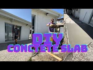 Pouring a Concrete Patio Solo Using the MudMixer | DIY Backyard Project