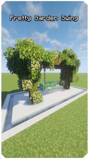 Build This Cozy Swing in Minecraft 🌸