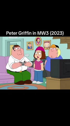 Peter Griffin playing Call of Duty Modern Warfare 3 but remade in 2023 💀 The skit is from Season 8 Episode 16 of Family Guy where Peter buys his kids an Xbox 360 #MW3 #ModernWarfare3 #codmw3 #codmw3beta #mw3beta #callofdutymodernwarfare3 #cod #callofduty #gamingontiktok #whattoplay #fyp #foryoupage