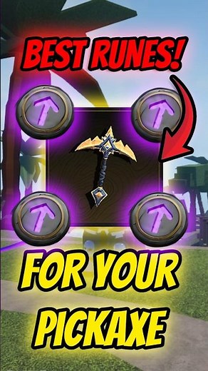 The best runes for a Pickaxe in the Forge! Best runes guide!