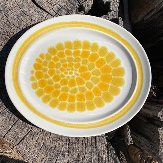 Vintage Franciscan Earthenware Platter, 13 1/2" X 11 1/2" Sundance Pattern Serving Platter - Etsy