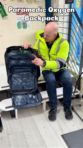 Flashpoint Systems on Instagram: "FlashEm Paramedic Oxygen Backpack - Limited Stock Large Pockets, Loads of Pouches and Fits a CD O2 Cylinder Impervious Wipedown Material in Navy #paramedicbackpack #medicbackpack #flashembags #savewithflashpointsystens"
