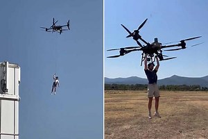 Un drone géant pour transporter des humains et de la marchandise (80 kg) dans les zones sinistrées