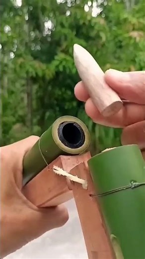How to Build a Powerful Bamboo Sniper at Home#shorts