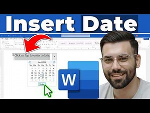 How to Insert Date in Word File & That Automatically​ Updates