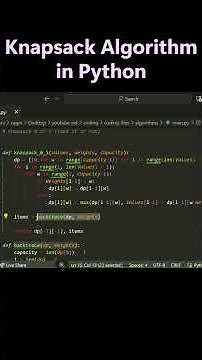 Dynamic programming practice in Python #python #programming #algorithm #computerscience #coding