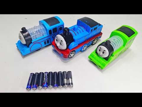 Play time and unboxing Thomas and Friends VS Choo Choo Charles Toys, Electric Fire Truck Slide Toys!