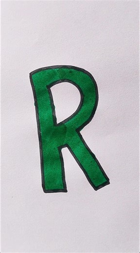 How to Write Letter R #alphabet #drawing #kidstvforfun #rforrabbit #funny #painting #shorts