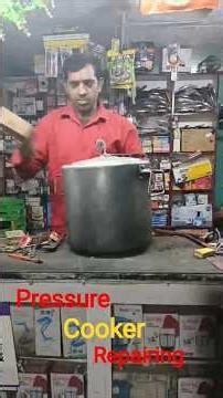 pressure cooker repairing. #viral#shot#video