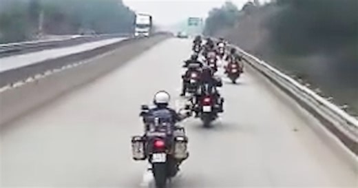 Xử phạt 11 người đến từ 6 nước vùng vịnh lái mô tô vun vút trên cao tốc