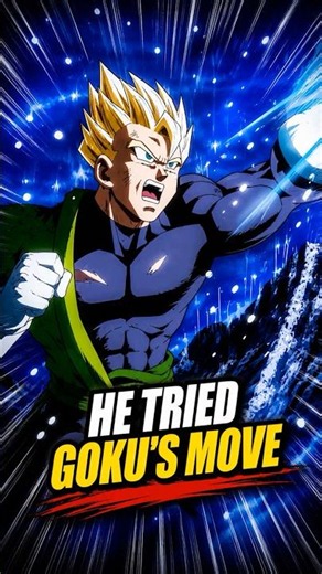 Gohan tried one of Goku's classic moves