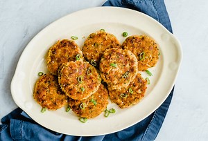 Salmon and Sweet Potato Cakes - Thriving Home