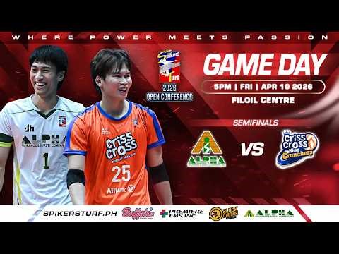 ALPHA vs. CRISS CROSS - Full Match | Semifinals | 2026 Spikers' Turf Open Conference
