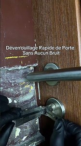 Ouverture de porte en quelques secondes. 😱 #polocom #crochetage #serrurerie #decoder