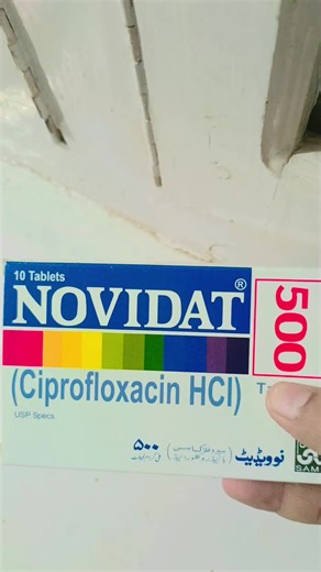 Cómo usar Tab Novidat 500mg (Ciprofloxacino HCl)