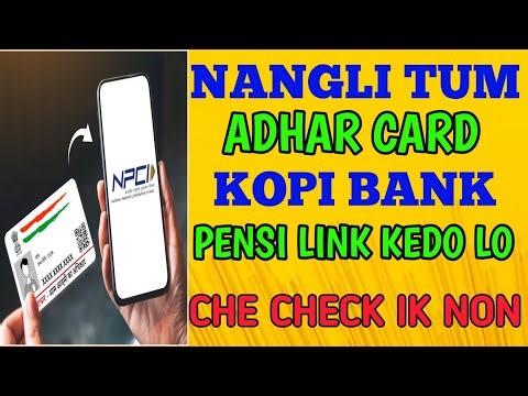 Nanglitum Aadhaar Card Kopi Bank Account Pensi Link Dolo//Chechini Nangji Kenangsot//Lang Ik Non