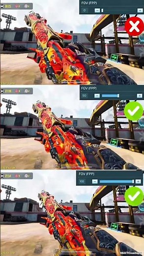 ✅Best FOV(FPP) Settings For Better Aim In COD MOBILE BR #shorts #trending #codm