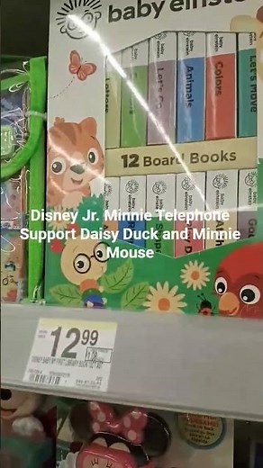 Disney Jr. Minnie Telephone Daisy Baby Einstein Books Board 12 Books
