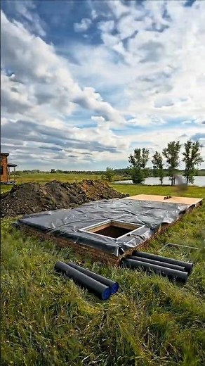 The Fastest Bunker Build You'll Ever See #diy #construction #survival