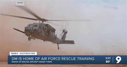 Davis Monthan leads Air Force combat rescue training