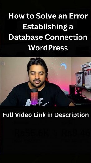 How to Solve an Error Establishing a Database Connection WordPress #wordpress #wordpresstutorials