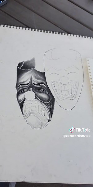 LAUGH NOW CRY LATER #custom #realistic #draw #drawing #drawings #sneakpeak #clowns #smile #cry #mask #scaryclown #clownsoftiktok #tattoo