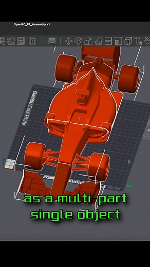 Bambu Lab on Instagram: "Did you know you can import fully assembled 3mf files into Bambu Studio to simplify your slicing and printing process? Here's @danielnoree 's #OpenRC project as an example. Model available here: https://bit.ly/3nL2fvA"