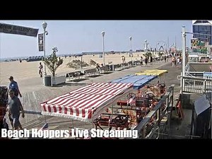 Ocean City, MD Boardwalk Cam - Maryland beach live webcam - ocean city boardwalk live cam