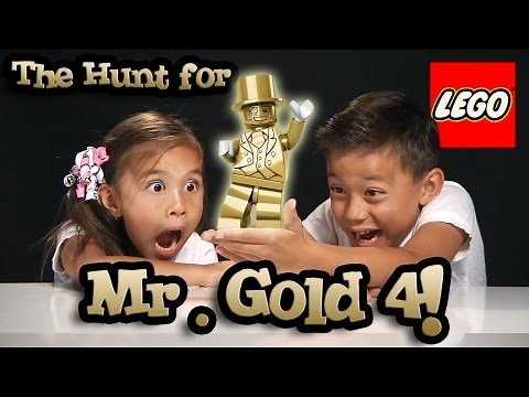 The Hunt for MR. GOLD PART 4 - BE THE GOLD! LEGO Series 10 Minifigure Unboxing #bethegold