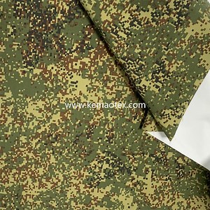 [Hot Item] Russian Little Green Man Series PU High Transparency Taslon Fabric