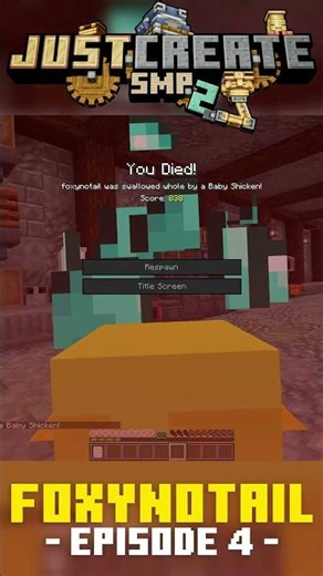 A Baby Chicken ATE My Armor! #minecraft #gaming