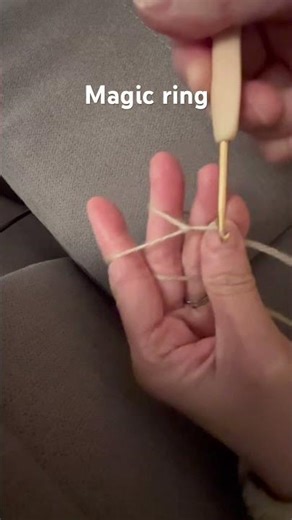 Magic ring #magicring#crochet#beginner #鈎織 #かぎ針編み #코바늘뜨기