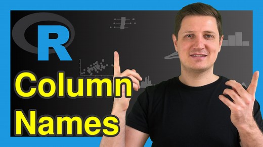 Get Column Names of Data Frame in R (2 Examples) | Variable in Matrix