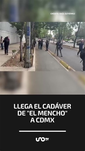 La llegada del cuerpo de El Mencho a la Fiscalía