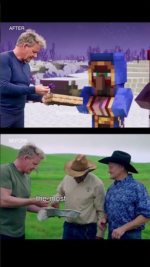 Gordon Ramsay Enters Minecraft