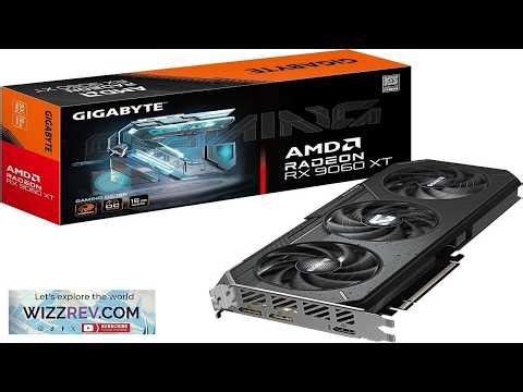 GIGABYTE Radeon RX 9060 XT Gaming OC 16G Graphics Card PCIe 5.0