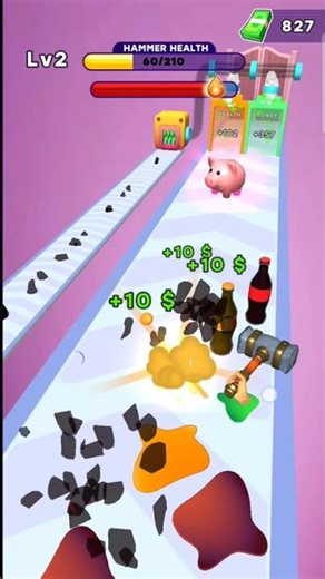 Destroyed Everything with a Hammer 🔨😱 | Hammer Master L1 #shorts