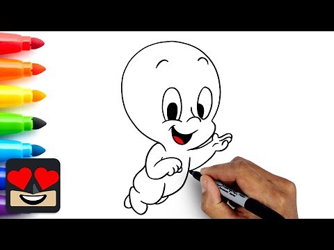 How To Draw Casper the Friendly Ghost