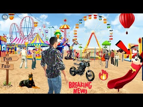 🎯 Franklin Visit City's Fun Fair (mela) 💥🤯 With Shinchan 🤩 In || Indian Theft Auto Simulator ||
