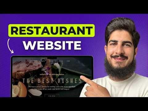 How To Create A Restaurant Website 2026 | Restaurant Website Ai Tutorial