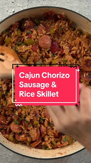 Cajun Chorizo Sausage & Rice Skillet