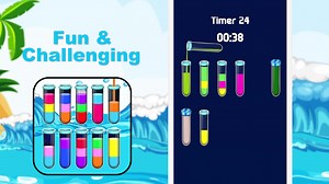#Water #Sort #Color #Sorting #game A #fun and #addictive #puzzle to #stimulate your #nerve #cells. #gameplay is available on #Amazon. Link is mentioned below. Please click on the link to check out our other #entertaining games. https://www.amazon.com/Water-Sort-Puzzle-Liquid-Sorting/dp/B091B24TLD/ref=sr_1_3? | Vector Entertainment