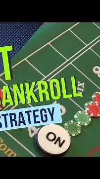 Easiest way to win at craps. Best small bankroll strategy. How to hit one time and win. #craps #how