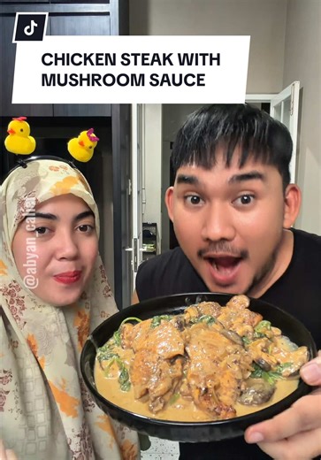Delicious Chicken Steak with Mushroom Sauce Recipe