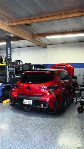 408 WHP GR Corolla on E85 🔥🌽 #grcorolla #3cylinder #dynotune #e85