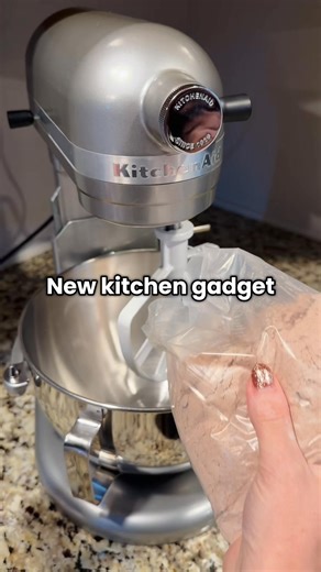 Heather Liening on Instagram: "Finally got a Kitchen Aid mixer! To say I’m excited is an understatement! Cooper is just as excited ☺️ Send us all the things please!!!#kitchenaid #kitchenaidmixer #recipes #pleaseshare #kitchengadgets"