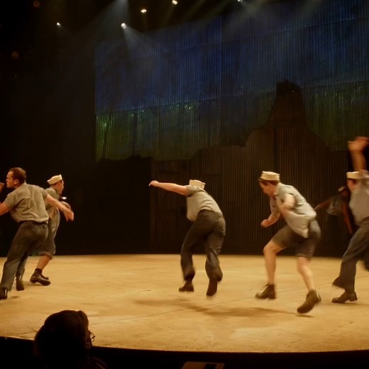 Everyone loves a dancing sailor and these ones have definitely found their land legs ⛵🏝️ Wishing the whole South Pacific cast a wonderful opening night tonight. ✈️ Catch it on our shores until 28 Aug. https://sadl.rs/3ssId8K | Sadler's Wells